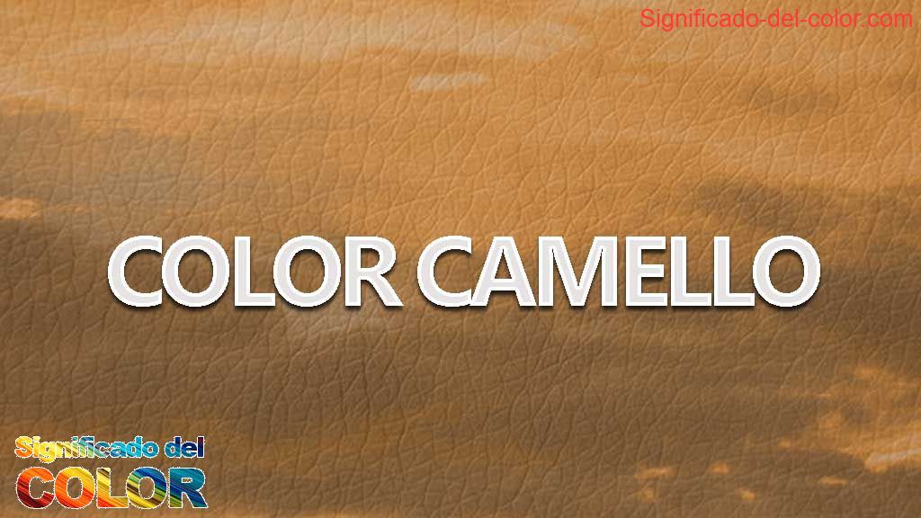 Significado del color Camello / Camel